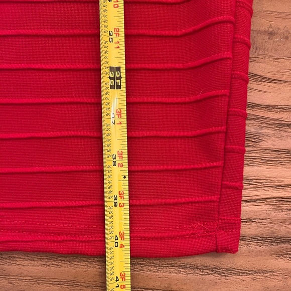 FASHION MIA Red Bandage Bodycon Dress Size Large - Picture 7 of 10